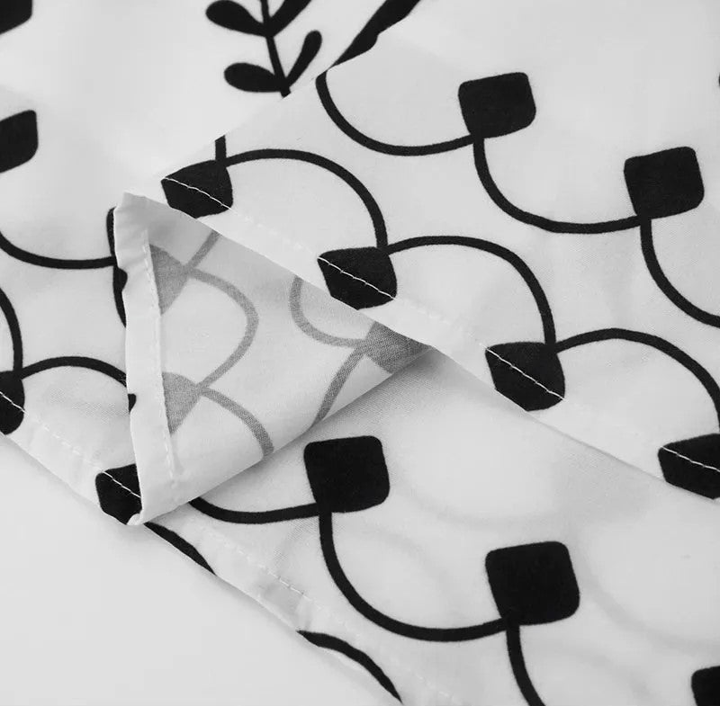 ™Nordelle | סט טופ וחצאית מודפס, בד קליל, שני חלקים אופנתיים לימים חמים