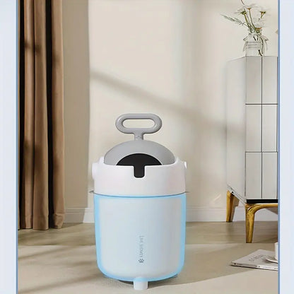 ™Nurtura | פח אשפה לחיתולים עם סגירה שקטה וידית ארגונומית, קיבולת גדולה