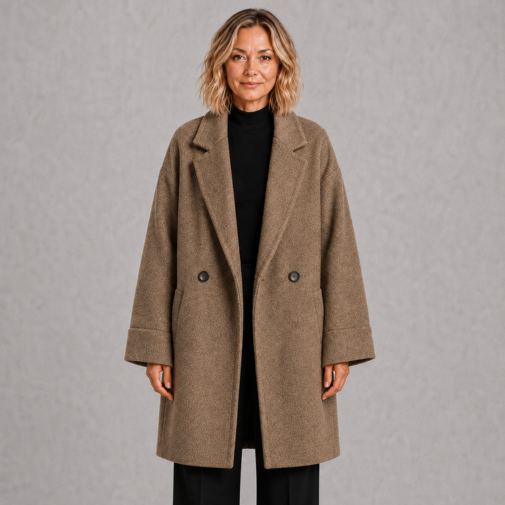 Oversized Double Breasted Coat