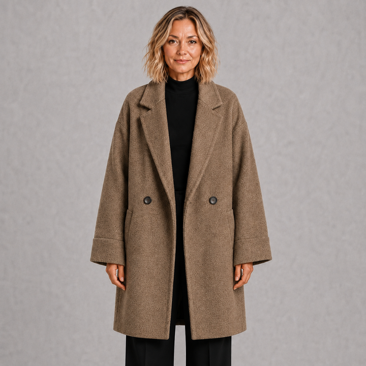 Oversized Double Breasted Coat