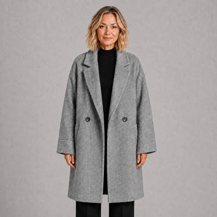 Oversized Double Breasted Coat